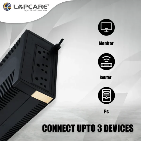 Lapcare 600VA UPS (Lap Long-650) - Image 3