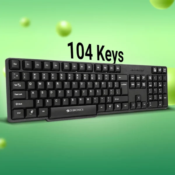 Zebronics K20 USB Keyboard with ₹ Key